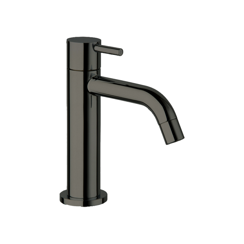 ONDYNA TRIVERDE Robinet Lave-Mains Eau Froide CHROMÉ NOIR TV24072