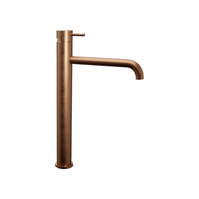 ONDYNA TRIVERDE Mitigeur Lavabo Haut OR ROSE BROSSÉ TV22234P