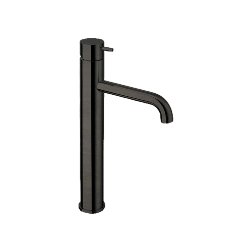 ONDYNA TRIVERDE Mitigeur Lavabo Haut CHROMÉ NOIR BROSSÉ TV22275