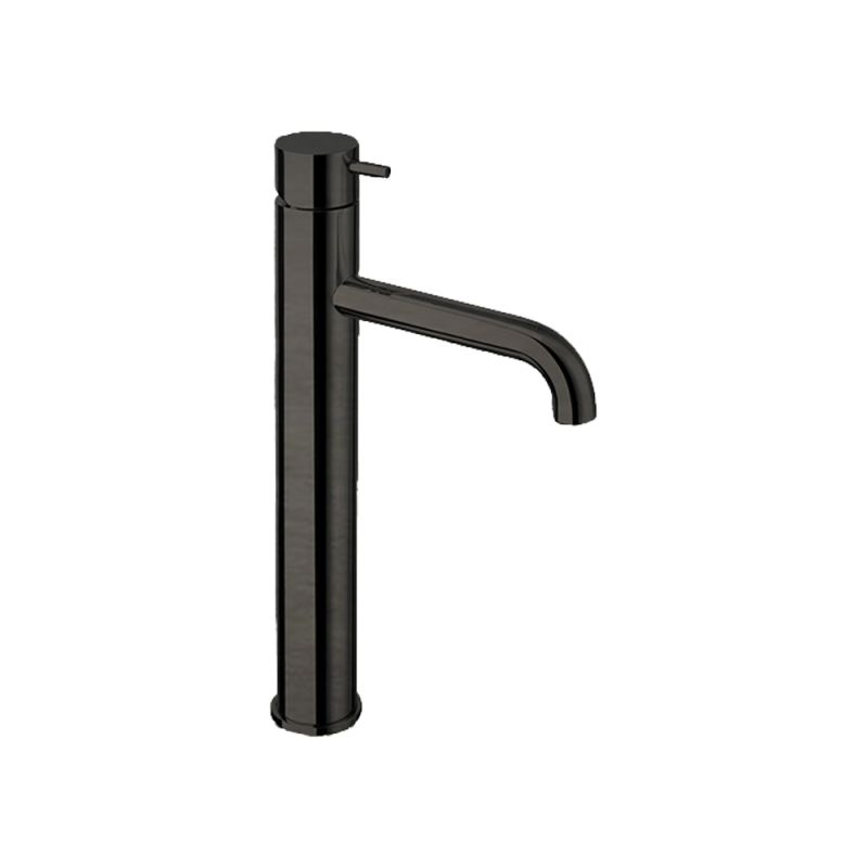 ONDYNA TRIVERDE Mitigeur Lavabo Haut CHROMÉ NOIR BROSSÉ TV22275
