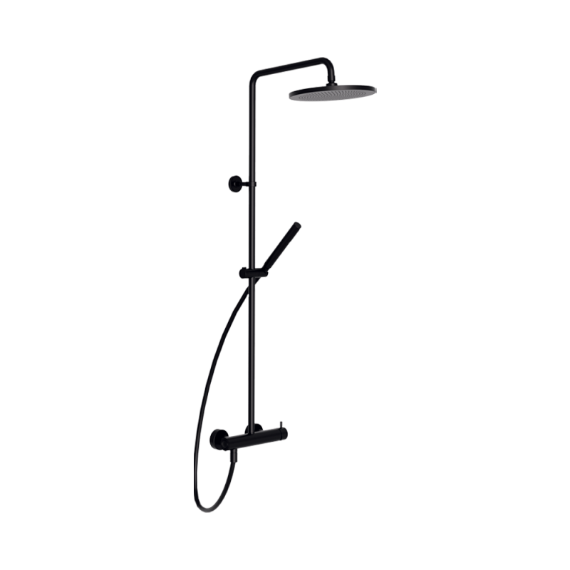 ONDYNA TRIVERDE Colonne de Douche Mitigeur NOIR MAT TE40913