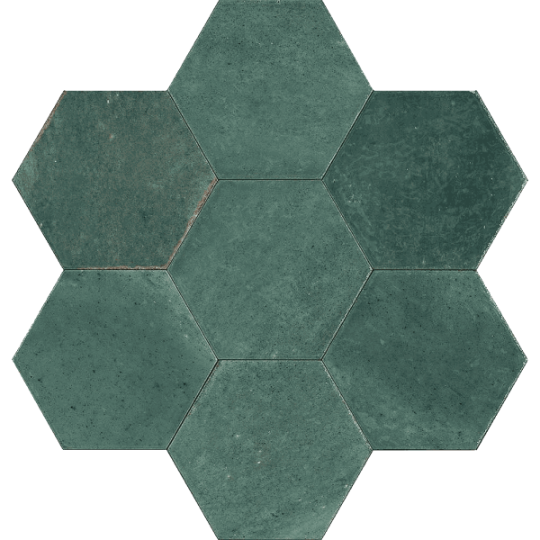 MARAZZI Lume Esagona Green lux 21x18,2cm