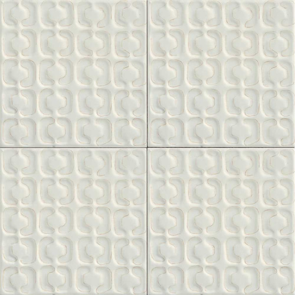 MARAZZI Crogiolo Memoria Bianco Struttura Stamp 15x15cm