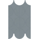 MARAZZI Concrete Look Cementum Indigo Mosaico Cerchi 23,8x41,4cm