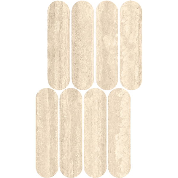 MARAZZI Mystone Travertino Classico Mosaico Ovale 20x36,5cm