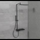 ONDYNA TRIVERDE Colonne de Douche Thermostatique THERMO UP CHROMÉ NOIR BROSSÉ XT48675
