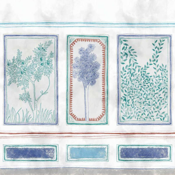 ÉLITIS Ortigia Disegno - Porcelaine d'antan (panoramique)