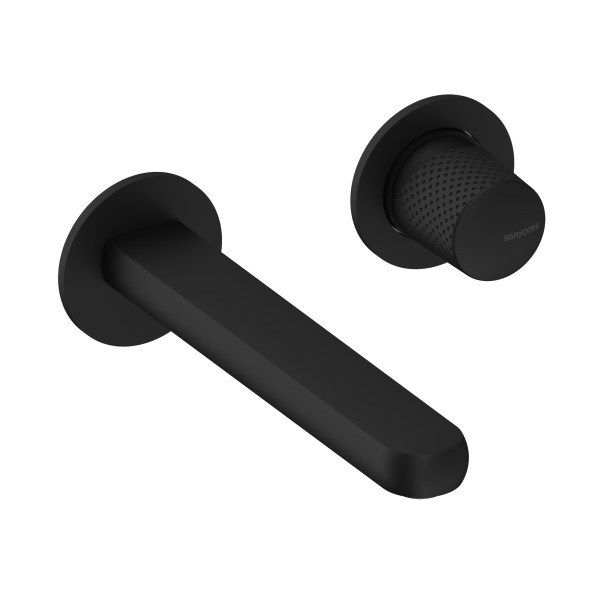 SANYCCES DEDAL MITIGEUR MÉCANIQUE LAVABO 19CM NOIR MAT