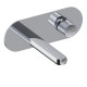 SANYCCES DEDAL PLISSÉ MITIGEUR MÉCANIQUE LAVABO 19CM AVEC PLAQUE CHROMÉ BRILLANT
