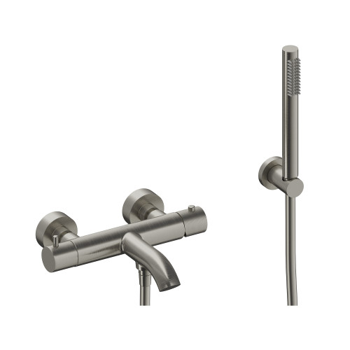 SANYCCES LOOP K THERMOSTATIQUE BAIN-DOUCHE AVEC DOUCHETTE NICKEL BROSSE
