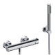 SANYCCES LOOP K MITIGEUR MÉCANIQUE DE DOUCHE AVEC DOUCHETTE CHROMÉ BRILLANT