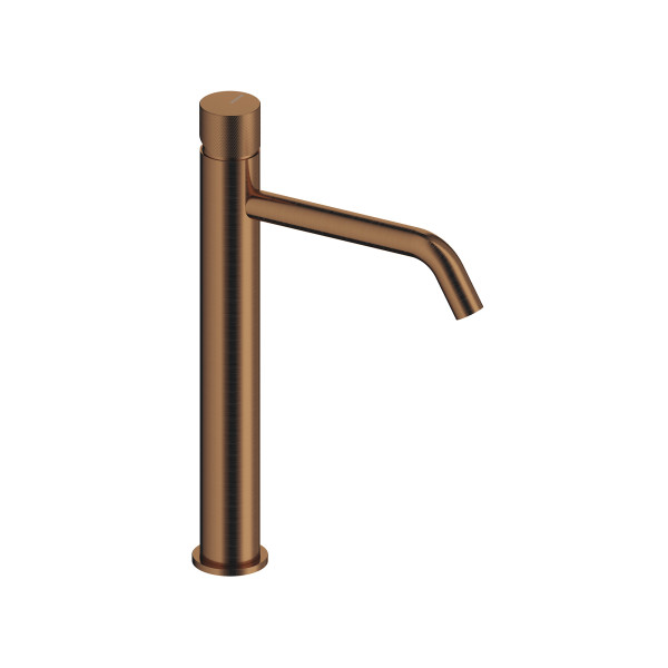 SANYCCES LOOP K MITIGEUR DE LAVABO HAUT OR ROSE BROSSÉ