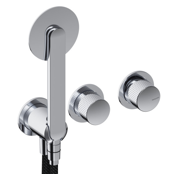 SANYCCES DEDAL MITIGEUR MÉCANIQUE DE DOUCHE 2 VOIES CHROMÉ BRILLANT