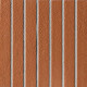 Fringe Bold Red by Michael Anastassiades 12,3x12,3cm (0,64m² par boite)