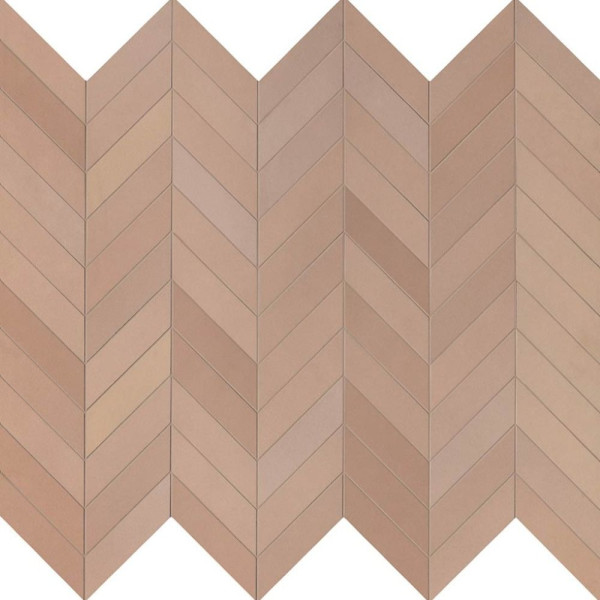 MUTINA Mews Pink Chevron 5,5x39,4cm