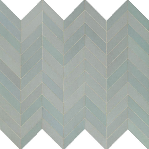 MUTINA Mews Light Blue Chevron 5,5x39,4cm