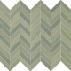 MUTINA Mews Green Chevron 5,5x19,6cm