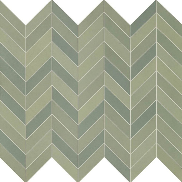MUTINA Mews Green Chevron 5,5x19,6cm