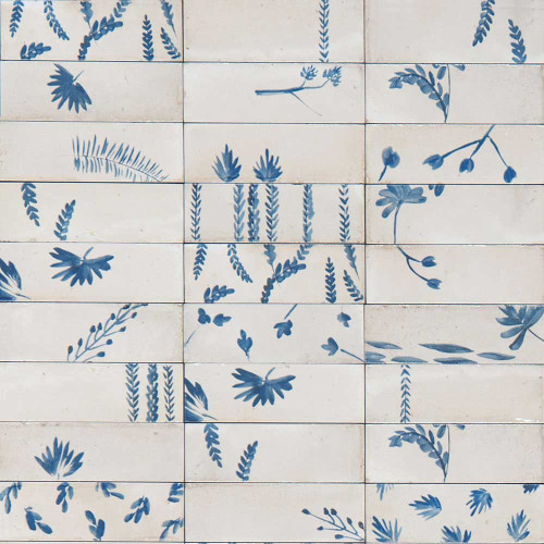 MARAZZI Crogiolo Rice Natural Decoro Leaf lux 5x15cm