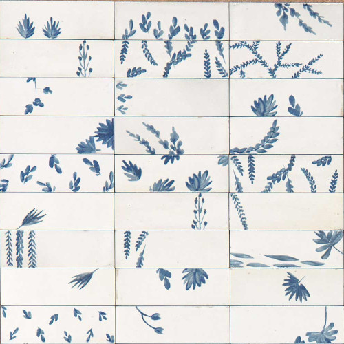 MARAZZI Crogiolo Rice Bianco Decoro Leaf lux 5x15cm