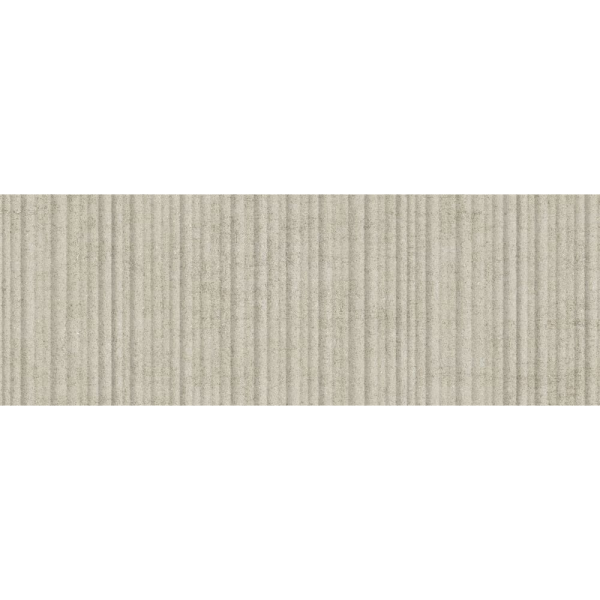LIVING CERAMICS Cuit Bone Ductile Relief Ribbed 60x120cm (1.43m² par boite)