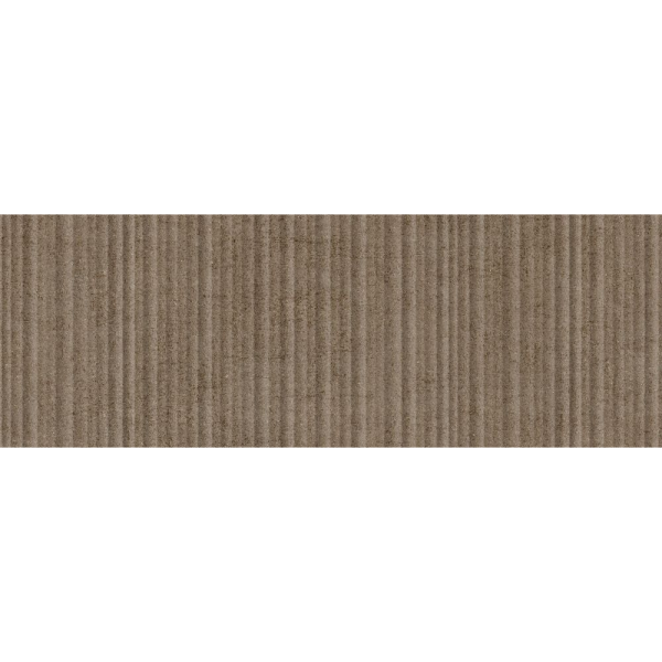 LIVING CERAMICS Cuit Clay Ductile Relief Ribbed 60x120cm (1.43m² par boite)