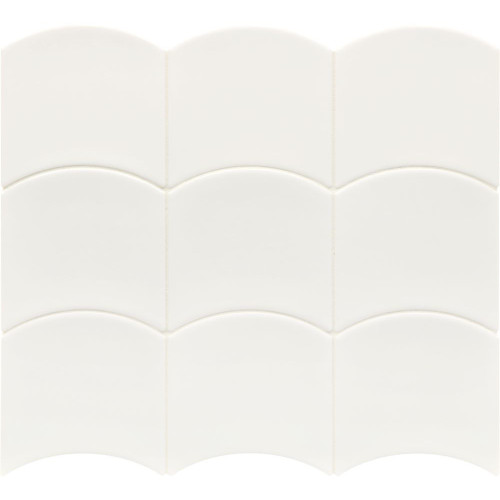 EQUIPE WAVE WHITE 12x12cm (0,42m² par boite)