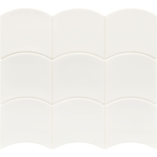 EQUIPE WAVE WHITE 12x12cm (0,42m² par boite)