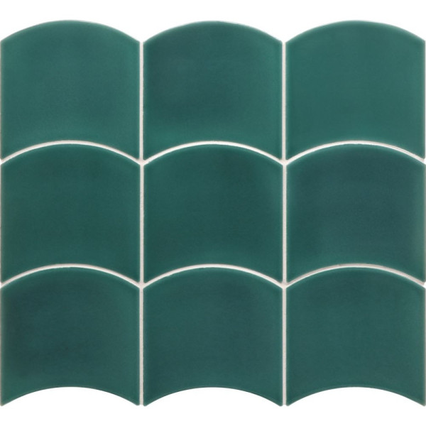 EQUIPE WAVE TEAL GRASSY 12x12cm (0,42m² par boite)