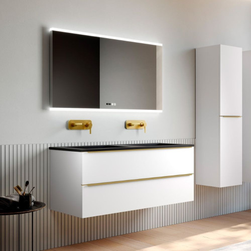 Collection L.1 BLANC MAT 120CM DOUBLE