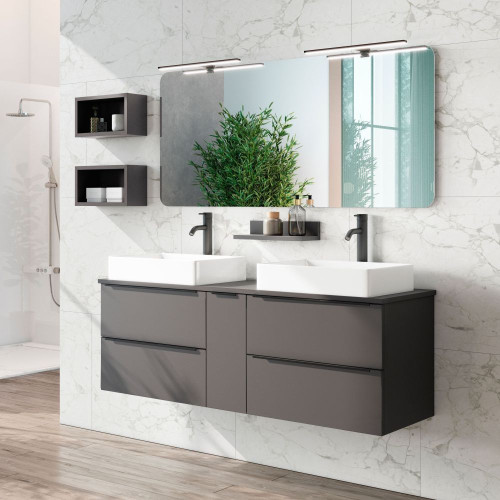 Collection L.1 ANTHRACITE MAT 140CM DOUBLE