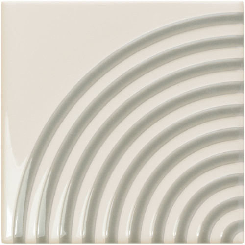 WOW TWISTER TWIST VAPOR MINT GREY GLOSS 12,5x12,5cm (0,556m² par boite)