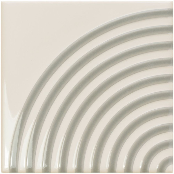 WOW TWISTER TWIST VAPOR MINT GREY GLOSS 12,5x12,5cm (0,556m² par boite)