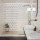 WOW GRACE WHITE MATT 7,5x30cm (0,488m² par boite)