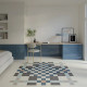 WOW BITS SQUARE STEEL BLUE GLOSS 11,6x11,6cm (0,507m² par boite)