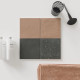 WOW STARDUST NERO MATT 15x15cm (0,482m² par boite)