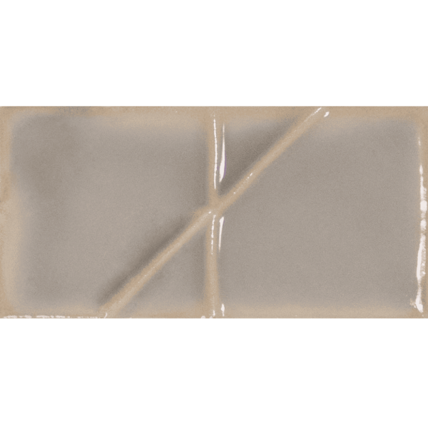 WOW YŌKO ORIGAMI PEWTER GLOSS 6,2x12,5cm (0,563m² par boite)