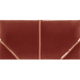 WOW YŌKO ORIGAMI BORDO GLOSS 6,2x12,5cm (0,563m² par boite)