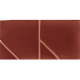 WOW YŌKO ORIGAMI BORDO GLOSS 6,2x12,5cm (0,563m² par boite)