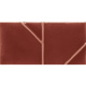 WOW YŌKO ORIGAMI BORDO GLOSS 6,2x12,5cm (0,563m² par boite)