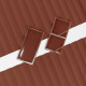 WOW YŌKO ORIGAMI BORDO GLOSS 6,2x12,5cm (0,563m² par boite)