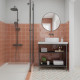 WOW FAYENZA SQUARE CORAL GLOSS 12,5x12,5cm (0,494m² par boite)