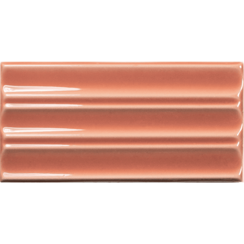 WOW FAYENZA BELT CORAL GLOSS 6,2x12,5cm (0,438m² par boite)