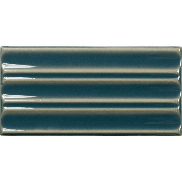 WOW FAYENZA BELT PEACOCK BLUE GLOSS 6,2x12,5cm (0,438m² par boite)