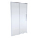 Collection S.8 178-180X200X0,8CM PAROI DE DOUCHE COULISSANTE TRANSPARENTE CHROME