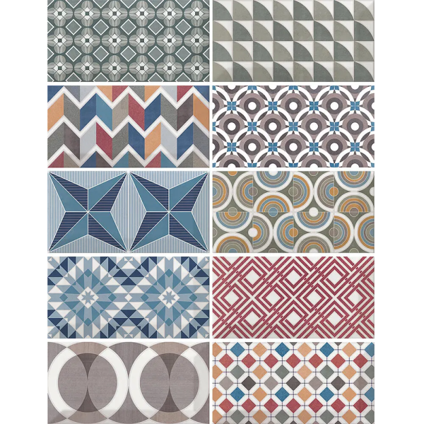 EQUIPE METRO PATCHWORK COLOURS 7,5X15CM (0,5m² par boite)