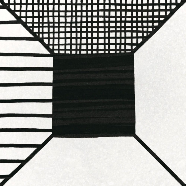EQUIPE CAPRICE DECO BLOCK B&W 20X20CM (1m² par boite)