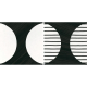 EQUIPE CAPRICE DECO MOONLINE B&W 20X20CM (1m² par boite)
