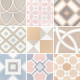 EQUIPE CAPRICE DECO PATCHWORK PASTEL 20X20CM (1m² par boite)