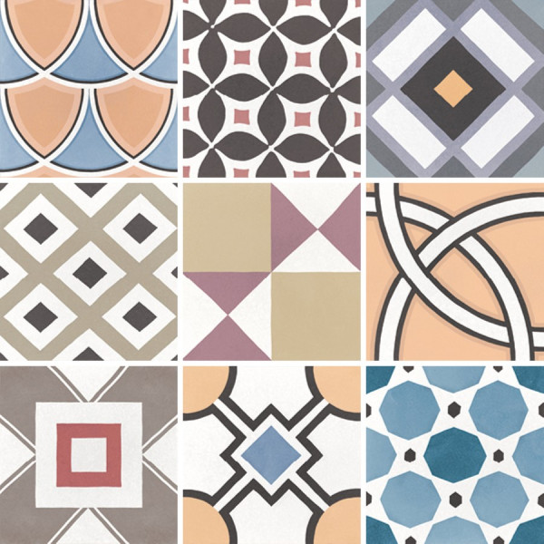 EQUIPE CAPRICE DECO PATCHWORK COLOURS 20X20CM (1m² par boite)
